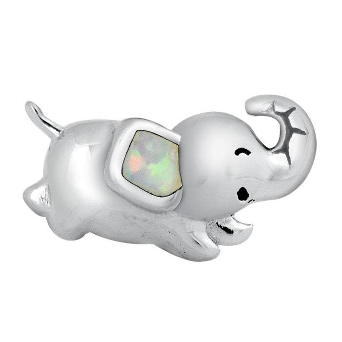 Silver Stud Earrings - Baby Elephant