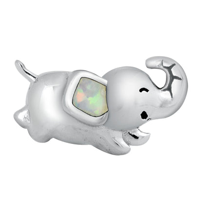 Silver Stud Earrings - Baby Elephant