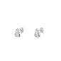 Silver Stud Earrings - Little Tree