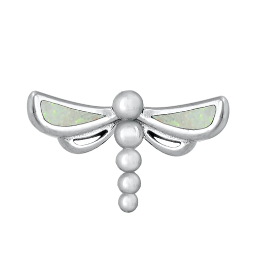 Silver Stud Earrings - Dragonfly