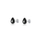 Silver Stone Earring - Teardrop