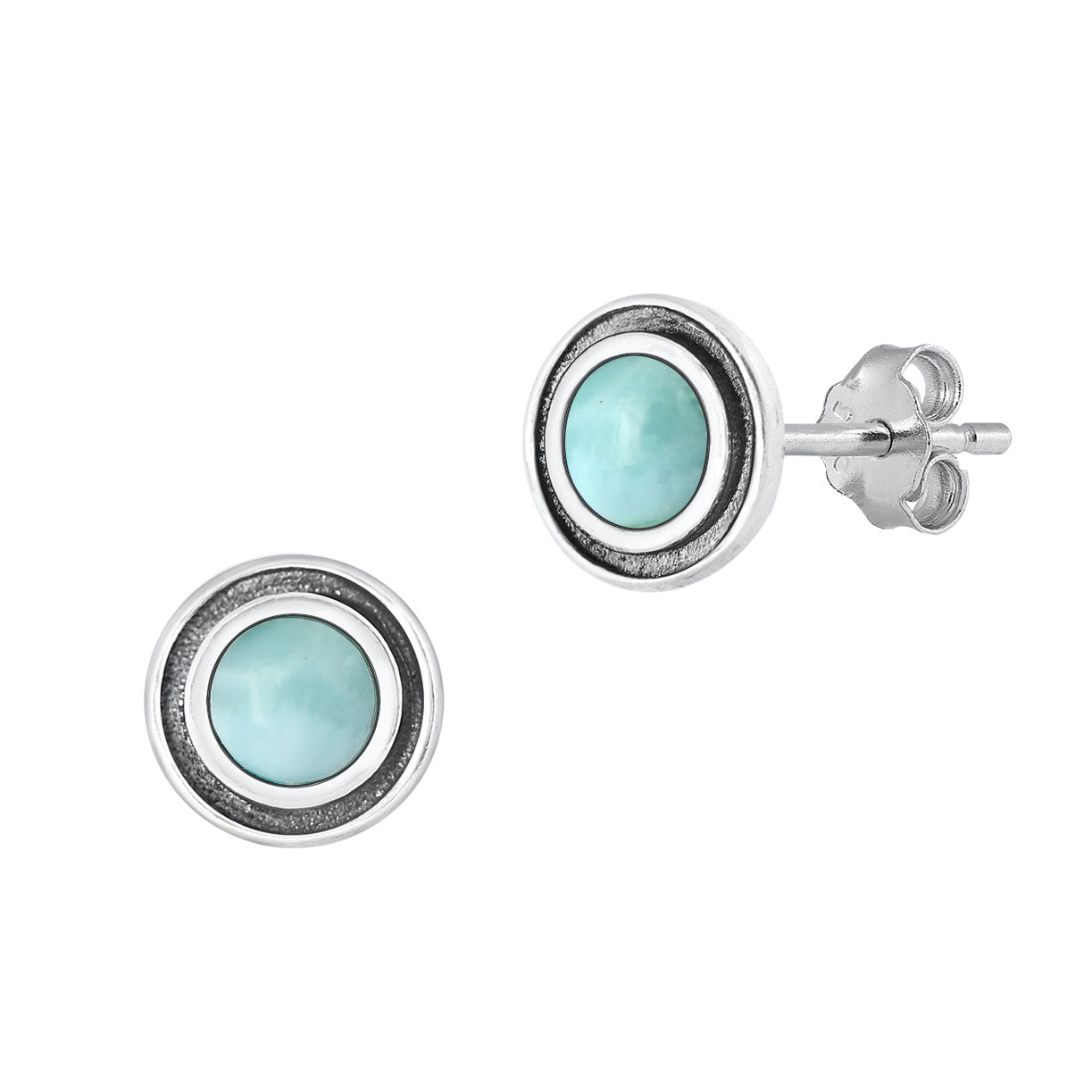 Silver Stone Earrings