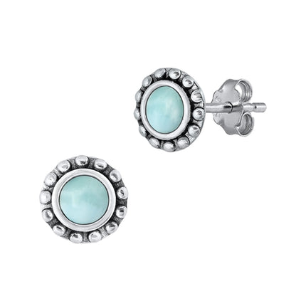 Silver Stone Earrings