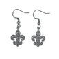 Silver Earrings - Fleur De Lise