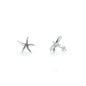Silver Stud Earrings - Starfish