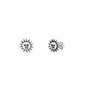 Silver Stud Earrings - Smiling Sun