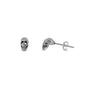 Silver Stud Earrings - Skull