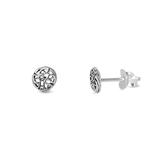 Silver Stud Earrings - Celtic
