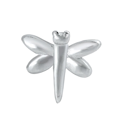 Silver Stud Earrings - Dragonfly