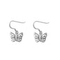 Silver Earrings - Butterfly