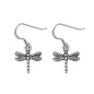 Silver Earrings - Dragonfly