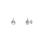 Silver Stud Earrings - Middle Finger