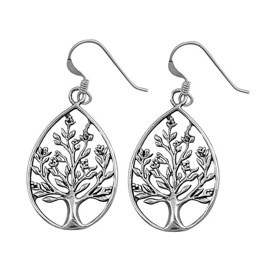 Silver Earrings - Tree of Life