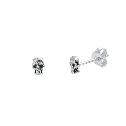 Silver Stud Earrings - Stars