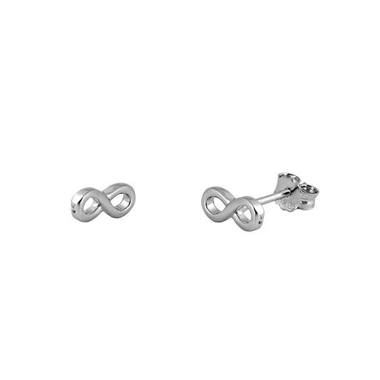 Silver Stud Earrings - Infinite