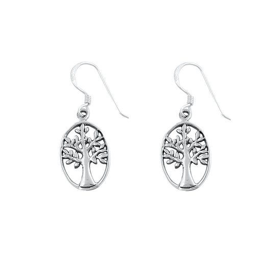 Silver Earrings - Tree of Life