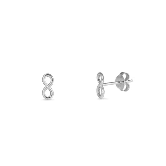 Silver Earrings - Infinity
