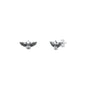 Silver Stud Earrings - Eagle