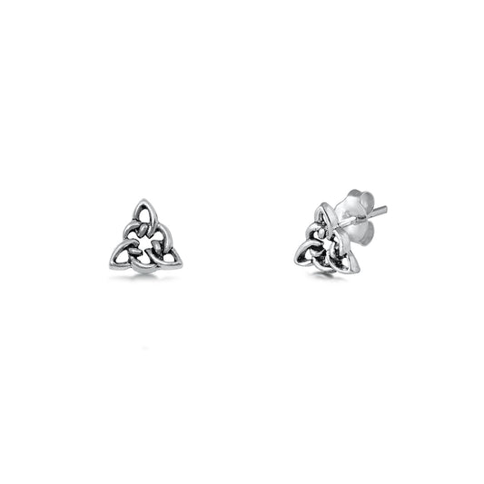 Silver Earrings - Celtic