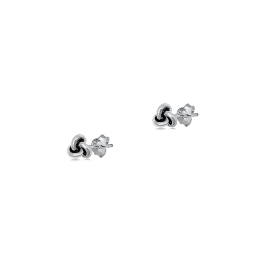 Silver Earrings - Knot
