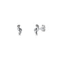 Silver Earrings - Feet