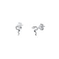 Silver Earrings - Snake