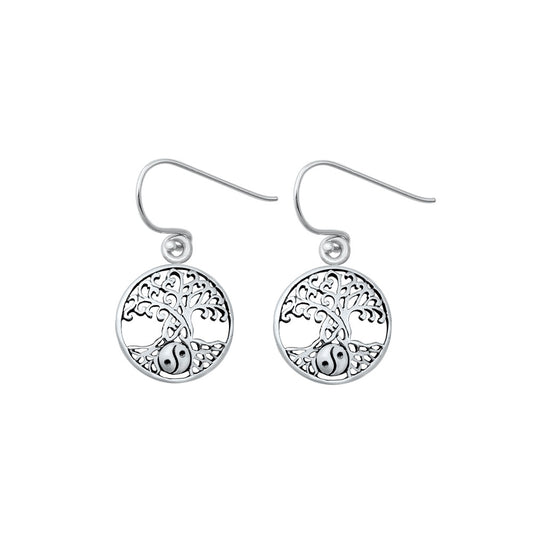 Silver Earrings - Tree of Life