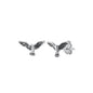 Silver Stud Earrings - Dove