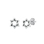 Silver Stud Earrings - Star of David