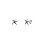 Silver Stud Earrings - Starfish
