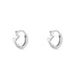 Silver Stud Earrings - Branch