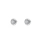 Silver Stud Earrings - Compass