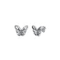 Silver Stud Earrings - Butterfly