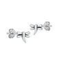 Silver Stud Earrings - Dragonfly