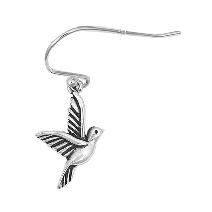 Silver Stud Earrings - Dove