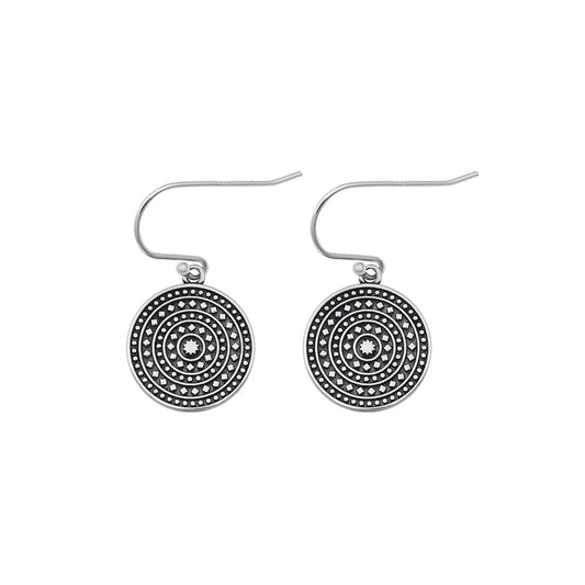 Silver  Earrings - Bali Style