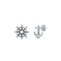 Silver Stud Earrings - Helm & Anchor