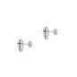 Silver Earring - Cross