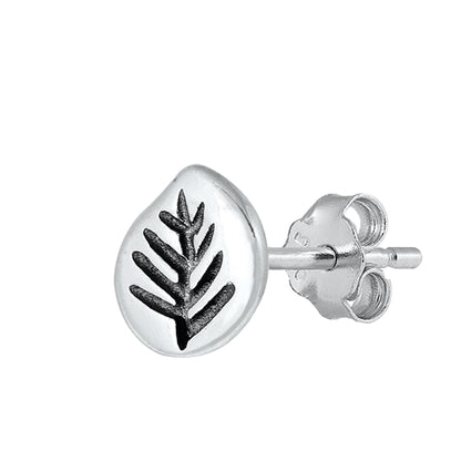 Silver Earring - Branch