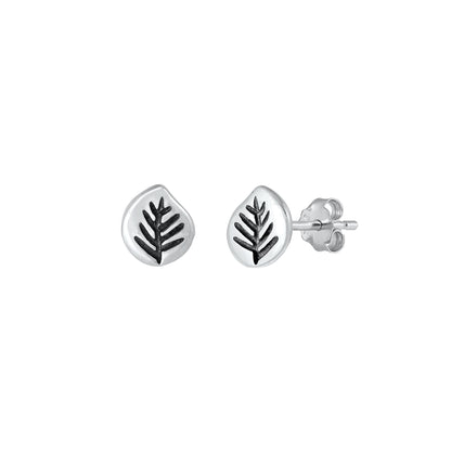 Silver Earring - Branch