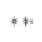 Silver Stud Earrings - Star