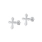 Silver Earring - Cross