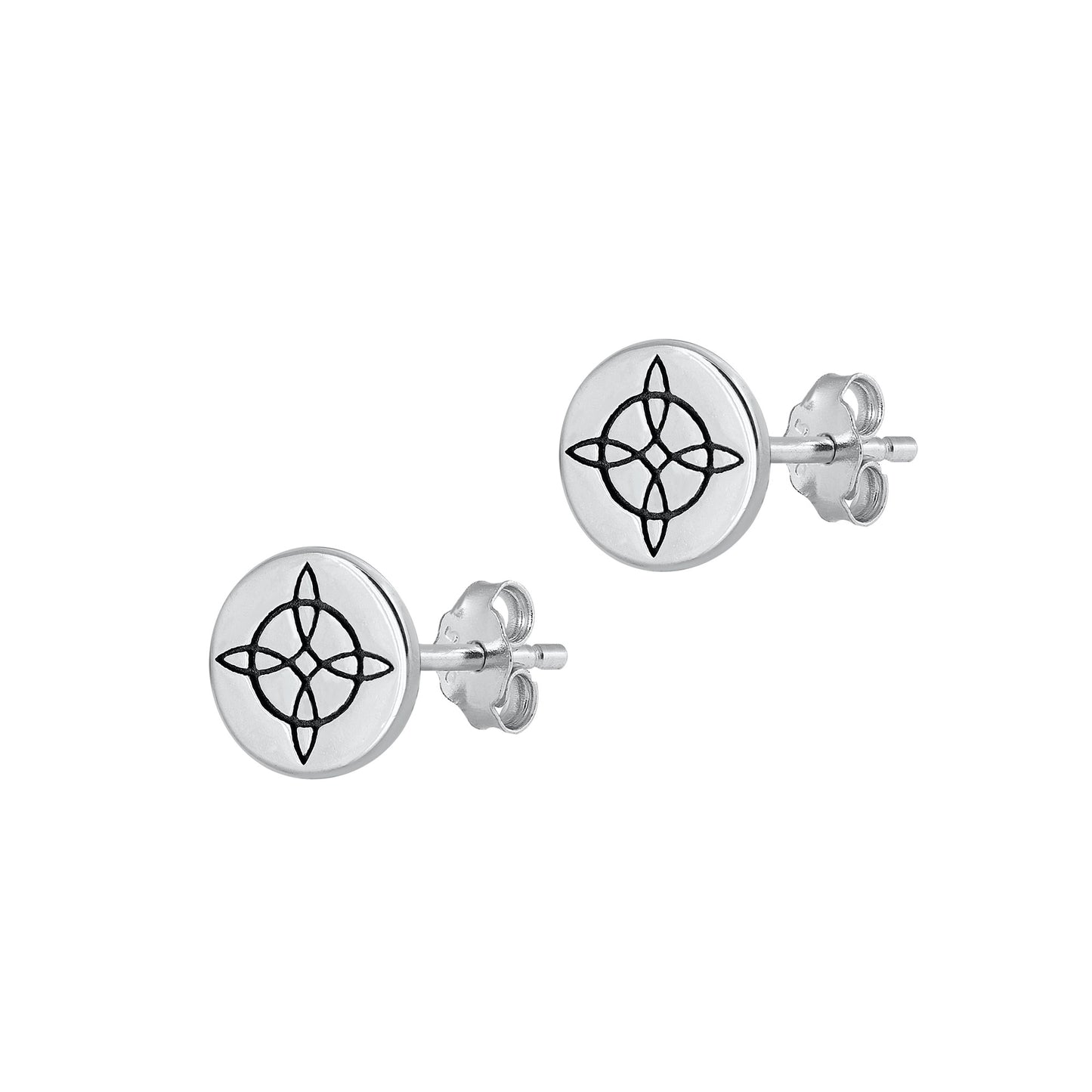 Silver Stud Earrings