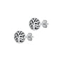 Silver Stud Earrings - Tree