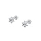 Silver Stud Earrings - Star of David