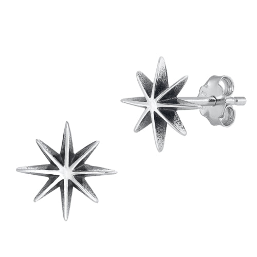 Silver Earrings - Star