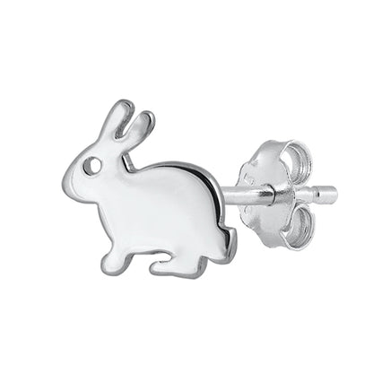 Silver Earrings - Rabbit