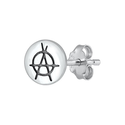 Silver Earrings - Anarchy