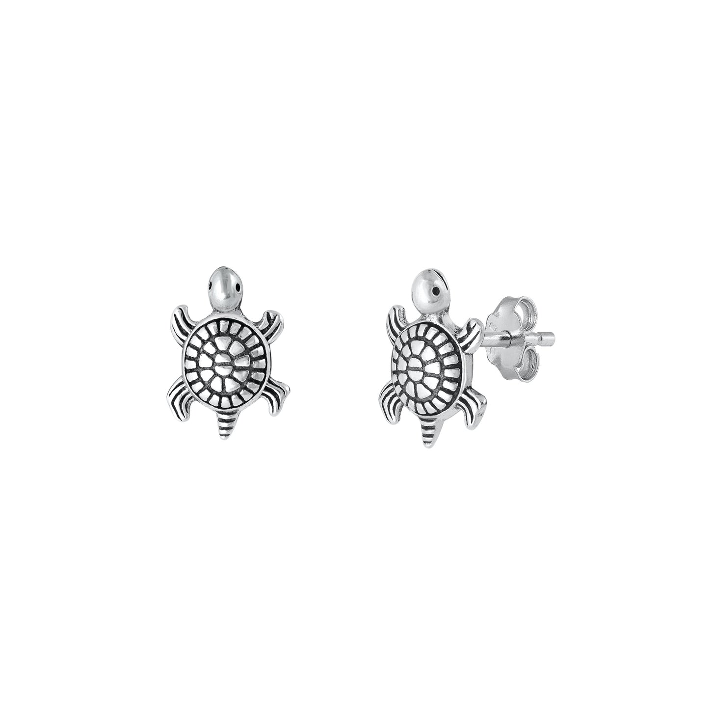 Silver Earrings - Sea Turtle