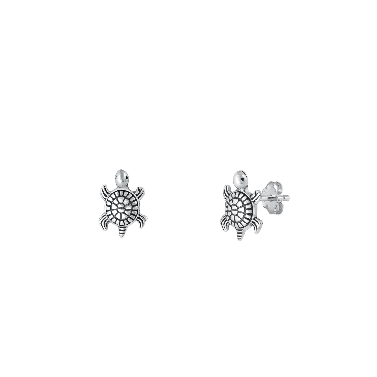 Silver Earrings - Sea Turtle